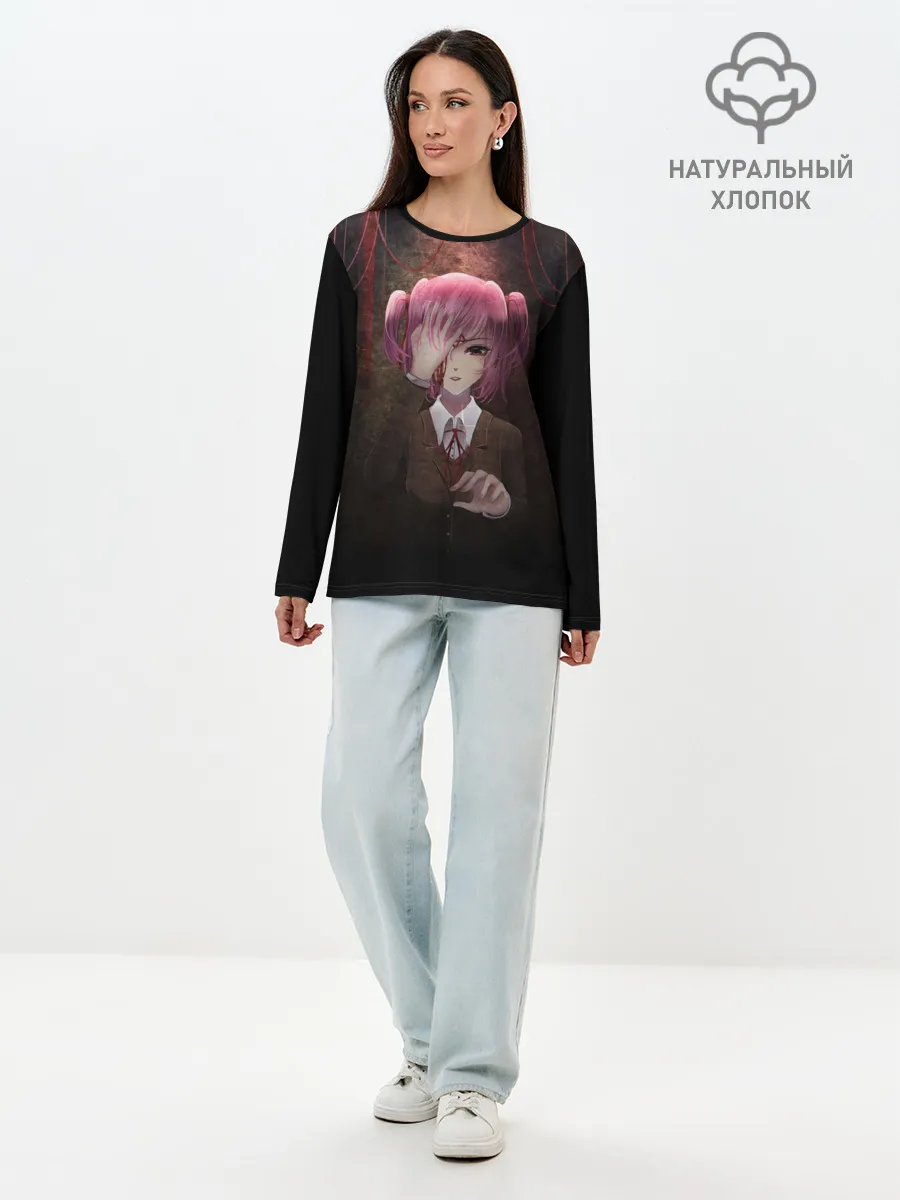 Лонгслив женский. Хлопок / Нацуки