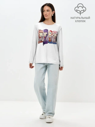 Лонгслив женский. Хлопок / Doki Doki Literature Club