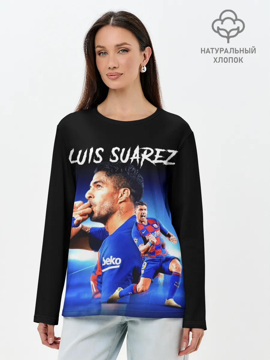 Лонгслив женский. Хлопок / LUIS SUAREZ / ЛУИС СУАРЕС