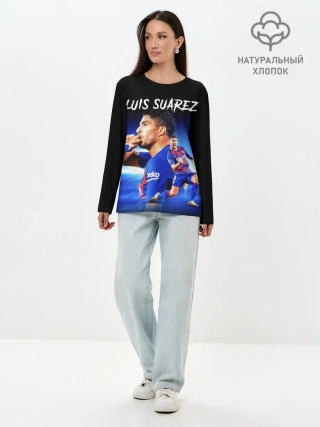 Лонгслив женский. Хлопок / LUIS SUAREZ / ЛУИС СУАРЕС