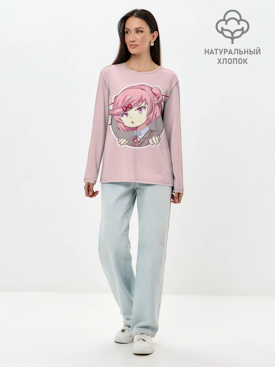 Лонгслив женский. Хлопок / Нацуки