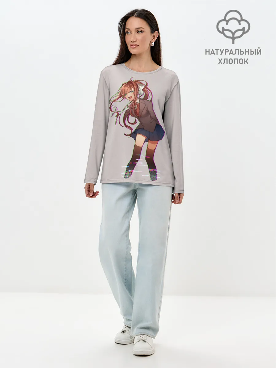 Лонгслив женский. Хлопок / Cyber Monika