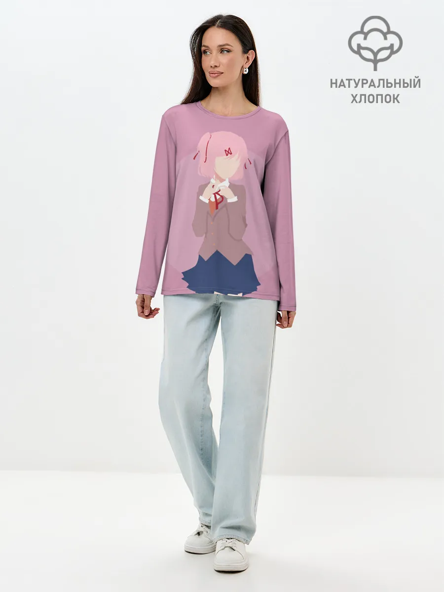 Лонгслив женский. Хлопок / Natsuki Art