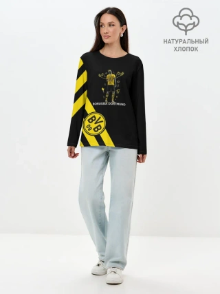 Лонгслив женский. Хлопок / Холанд Боруссия