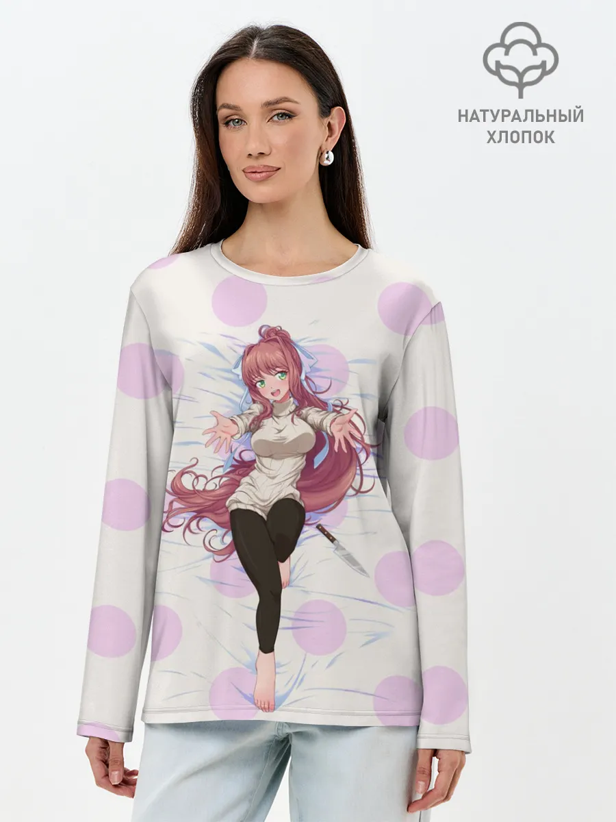 Лонгслив женский. Хлопок / Doki Doki | Monika | Моника