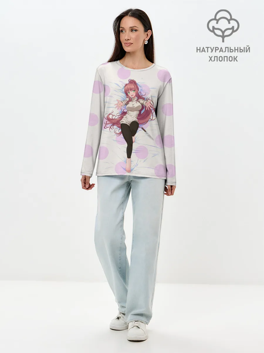 Лонгслив женский. Хлопок / Doki Doki | Monika | Моника