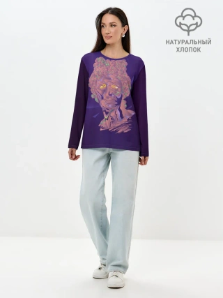 Лонгслив женский. Хлопок / Аполлон YES