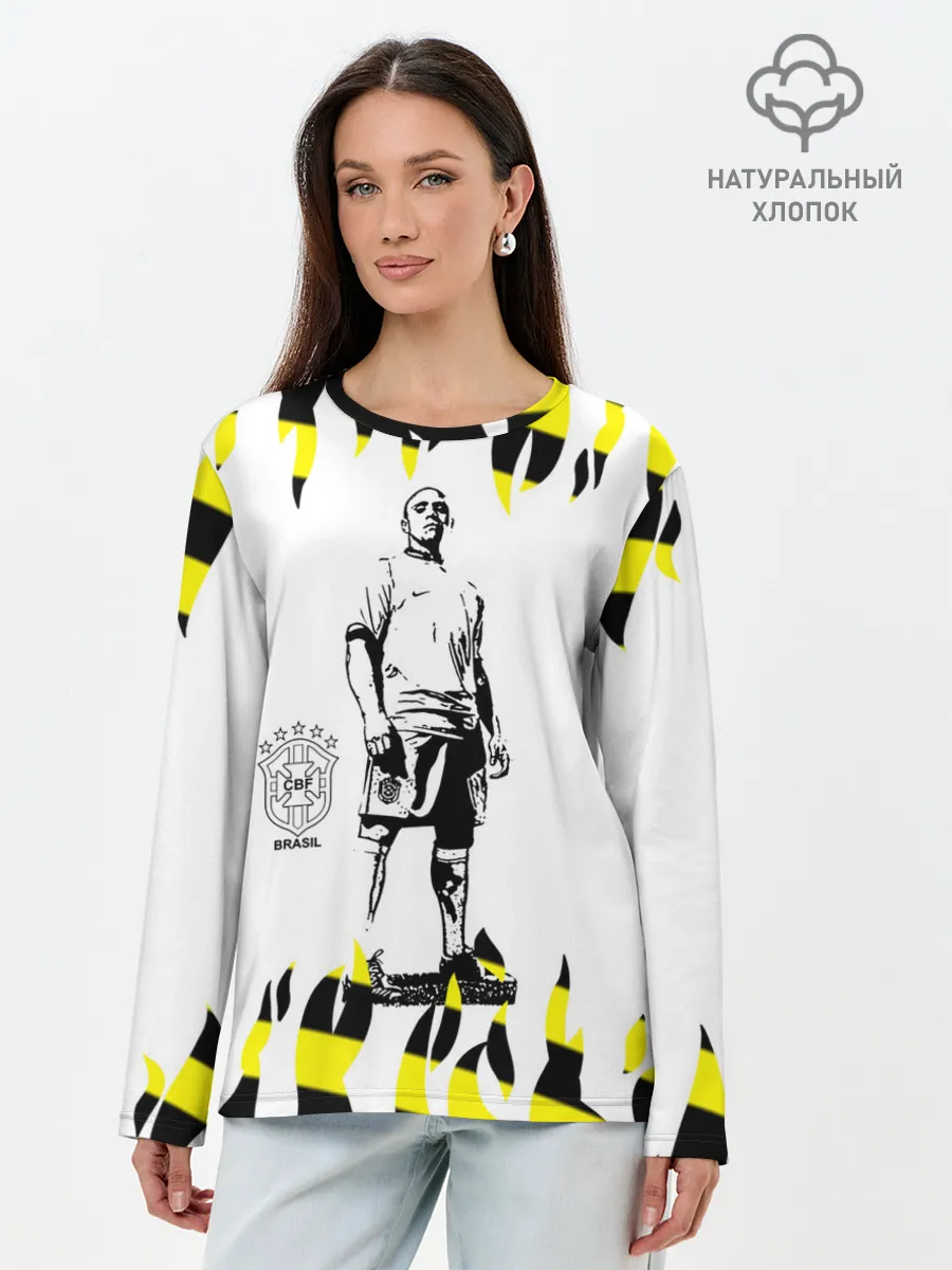 Лонгслив женский. Хлопок / Роберто Карлос