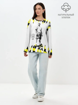 Лонгслив женский. Хлопок / Роберто Карлос