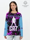 Лонгслив женский. Хлопок / Криштиану Роналду