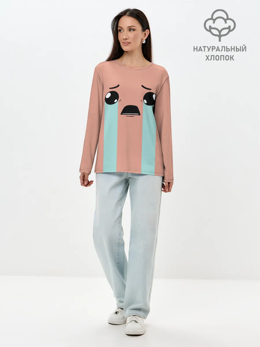 Лонгслив женский. Хлопок / Crying Isaac