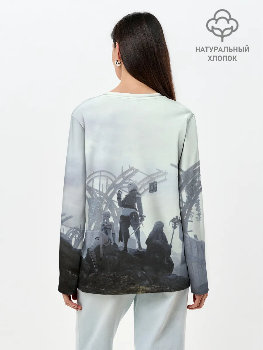 Лонгслив женский. Хлопок / NieR Replicant