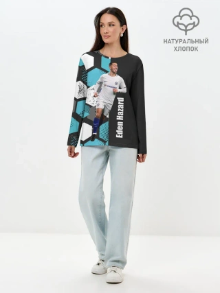 Лонгслив женский. Хлопок / Эден Азар
