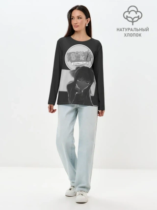 Лонгслив женский. Хлопок / Doki Doki Literature Club!