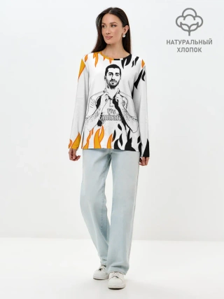 Лонгслив женский. Хлопок / Генрих Мхитарян