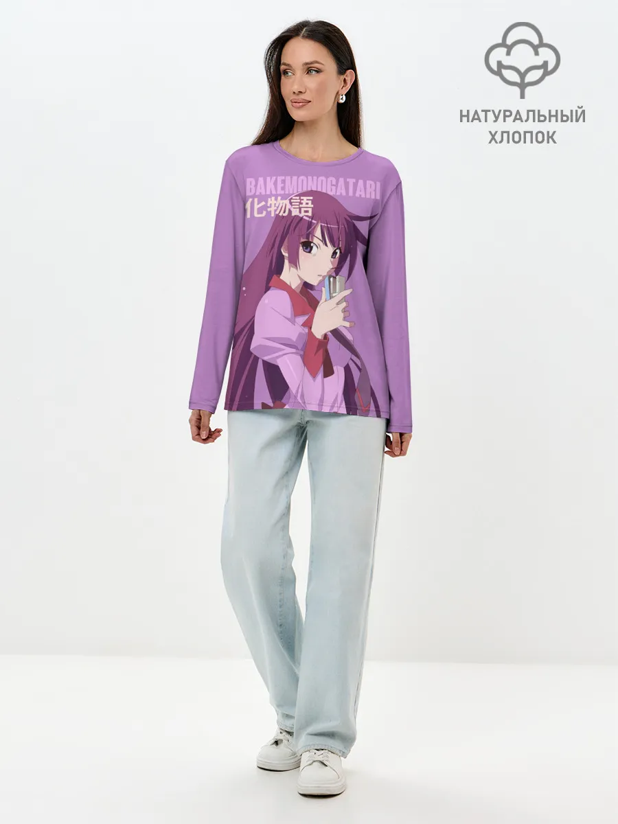 Лонгслив женский. Хлопок / Истории монстров