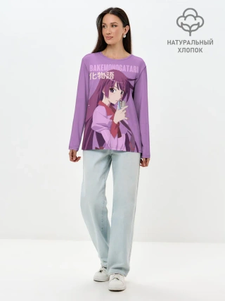 Лонгслив женский. Хлопок / Истории монстров