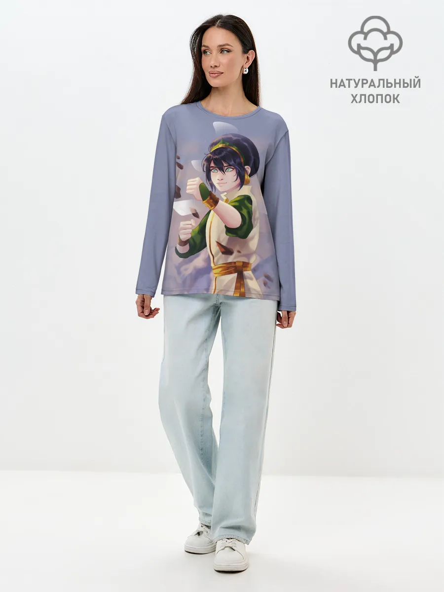 Лонгслив женский. Хлопок / Тоф Бейфонг