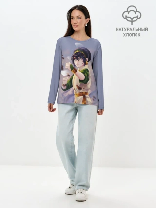 Лонгслив женский. Хлопок / Тоф Бейфонг