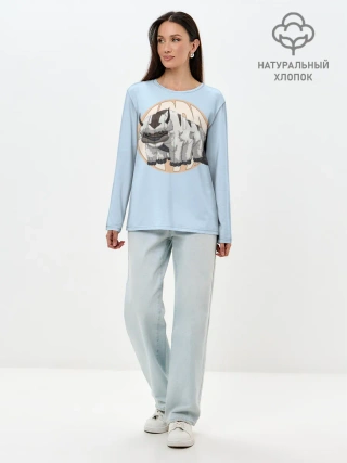 Лонгслив женский. Хлопок / Appa