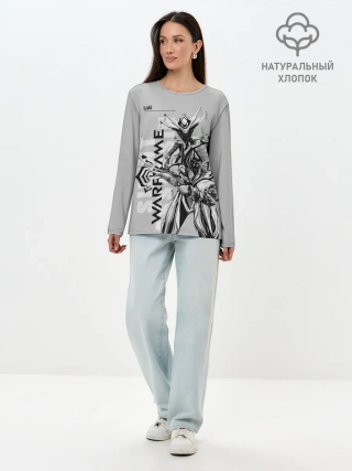 Лонгслив женский. Хлопок / loki