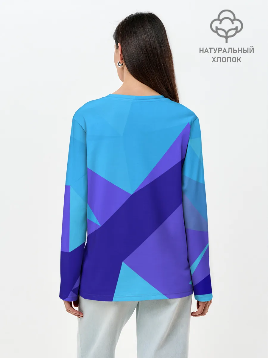 Лонгслив женский. Хлопок / Варди из Лестера