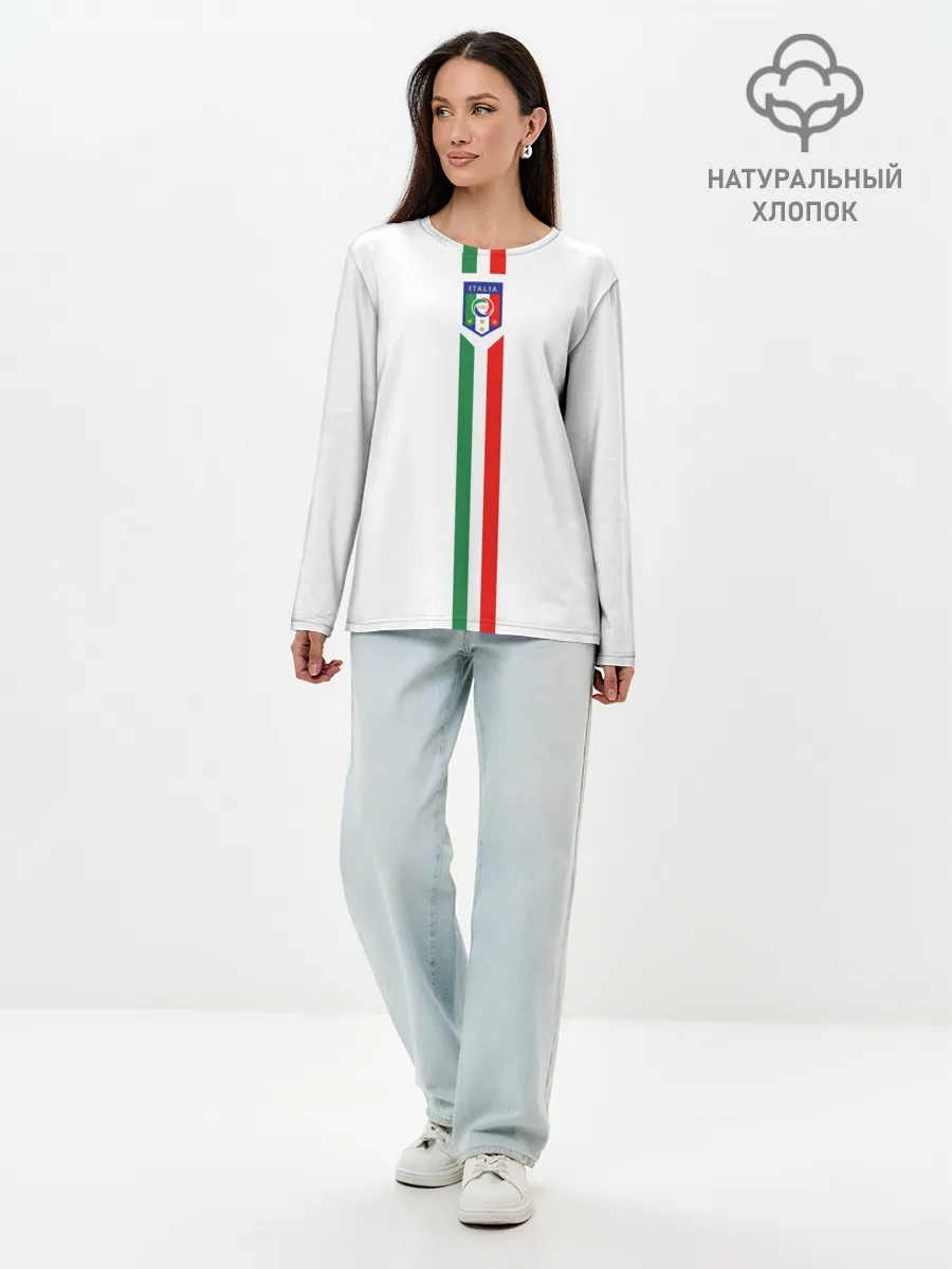 Лонгслив женский. Хлопок / Andrea Pirlo