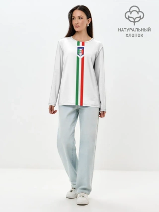 Лонгслив женский. Хлопок / Andrea Pirlo