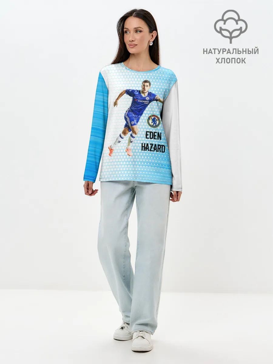 Лонгслив женский. Хлопок / Эден Азар