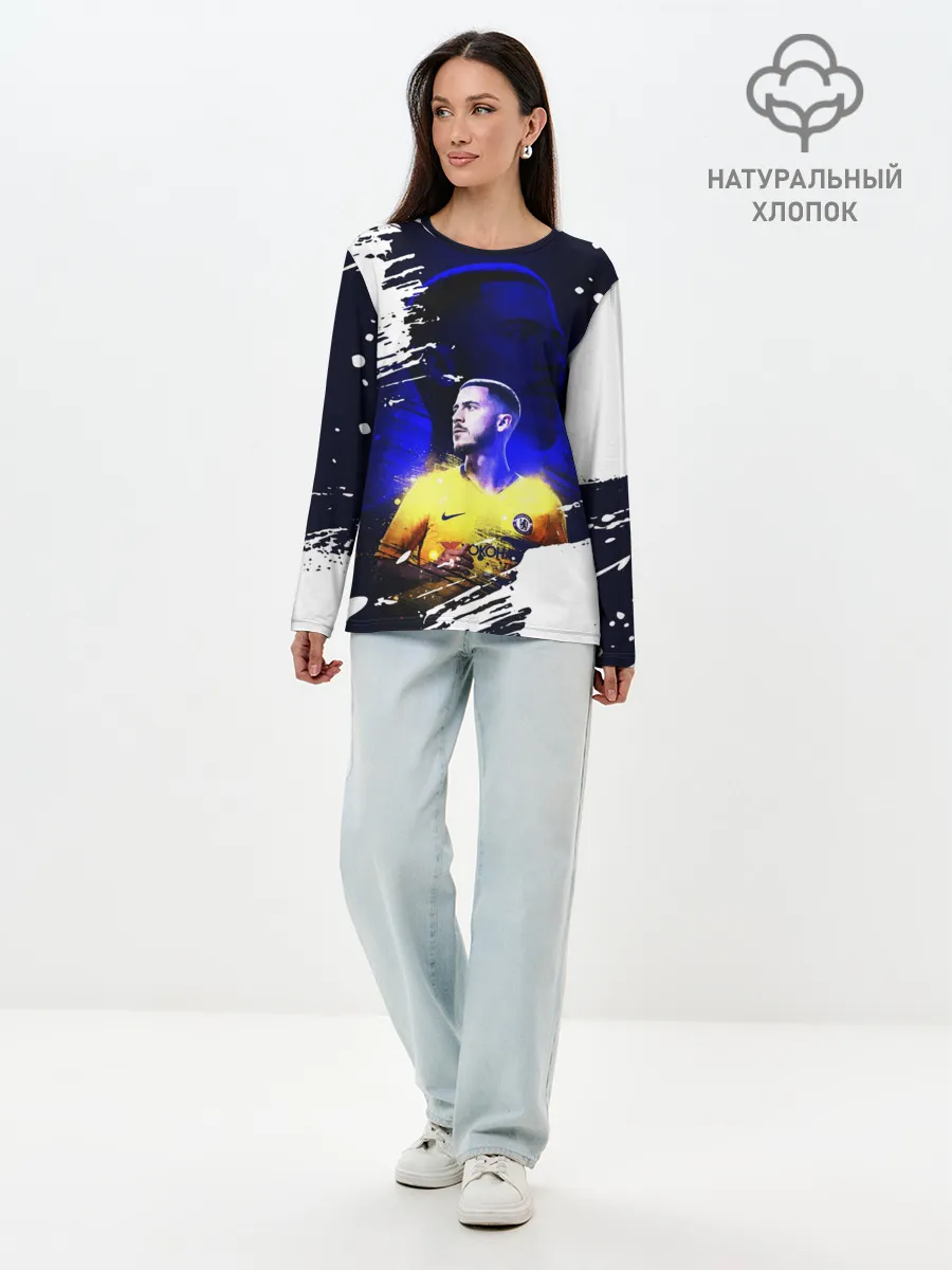 Лонгслив женский. Хлопок / ЭДЕН АЗАР / EDEN HAZARD