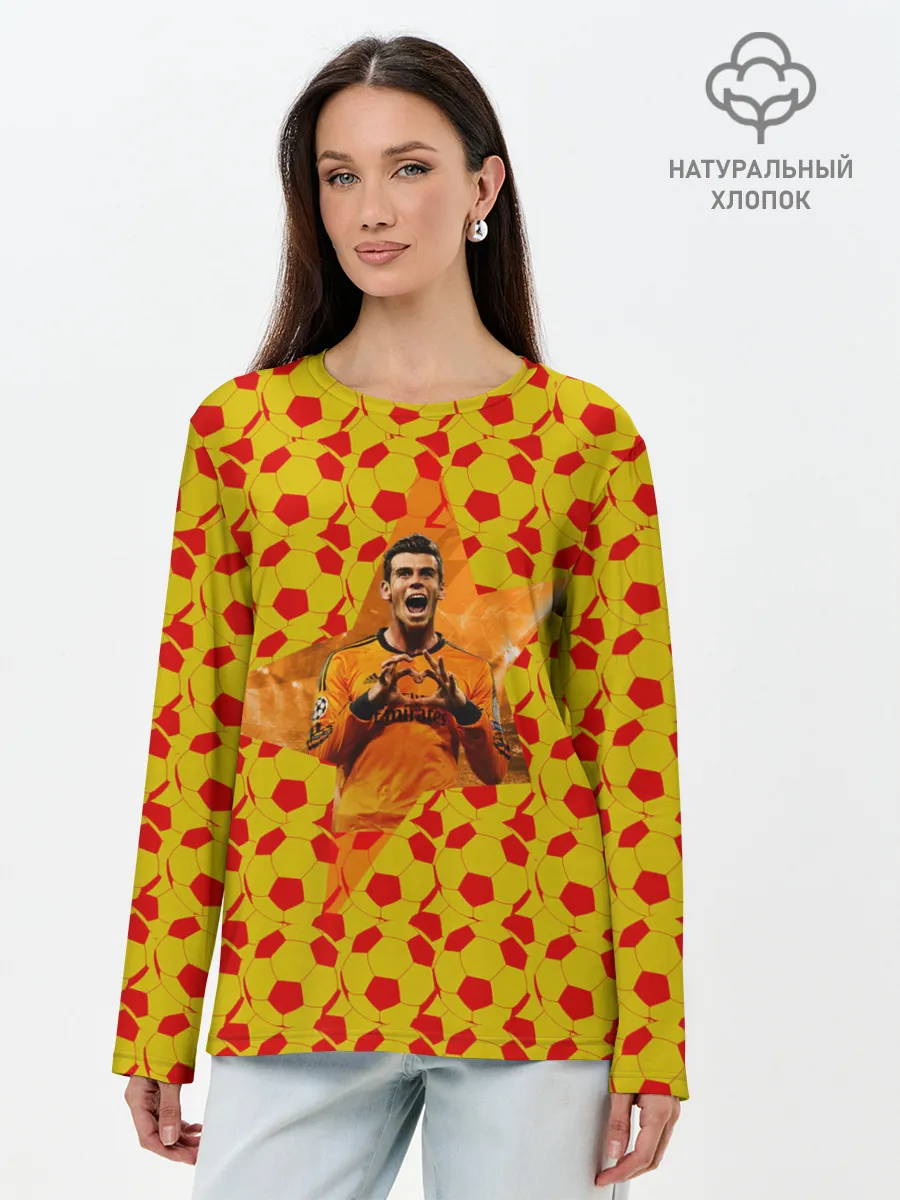 Лонгслив женский. Хлопок / Бэйл Гарет