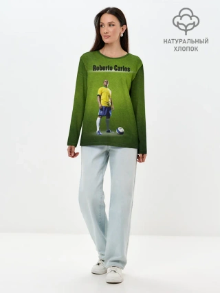 Лонгслив женский. Хлопок / Roberto Carlos $$$