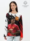 Лонгслив женский. Хлопок / Manchester United: Рашфорд.