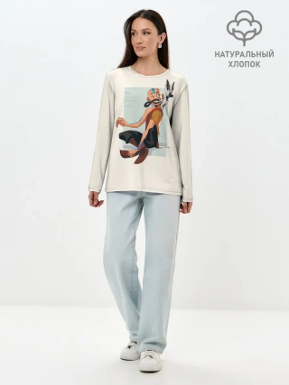 Лонгслив женский. Хлопок / Aang avatar