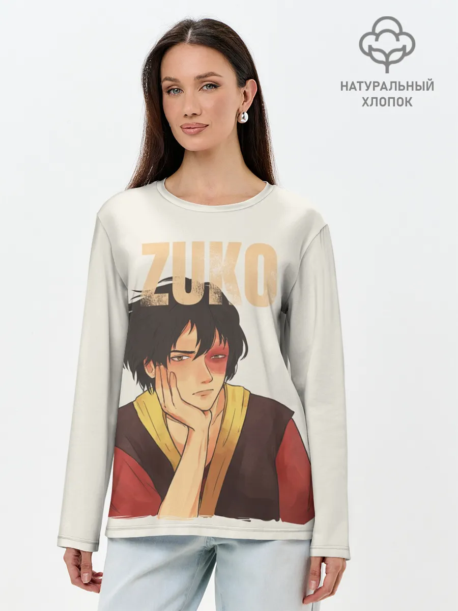 Лонгслив женский. Хлопок / Zuko