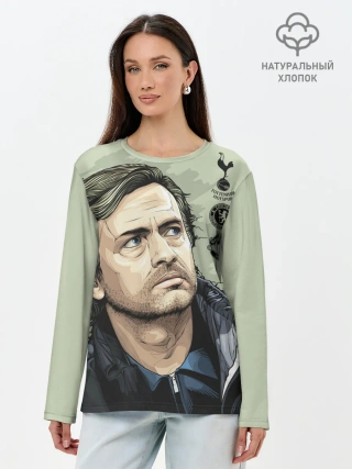 Лонгслив женский. Хлопок / Жозе Моуринью