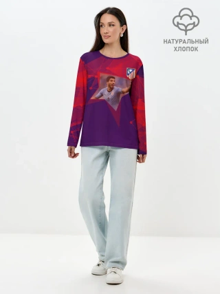Лонгслив женский. Хлопок / Луис Суарес