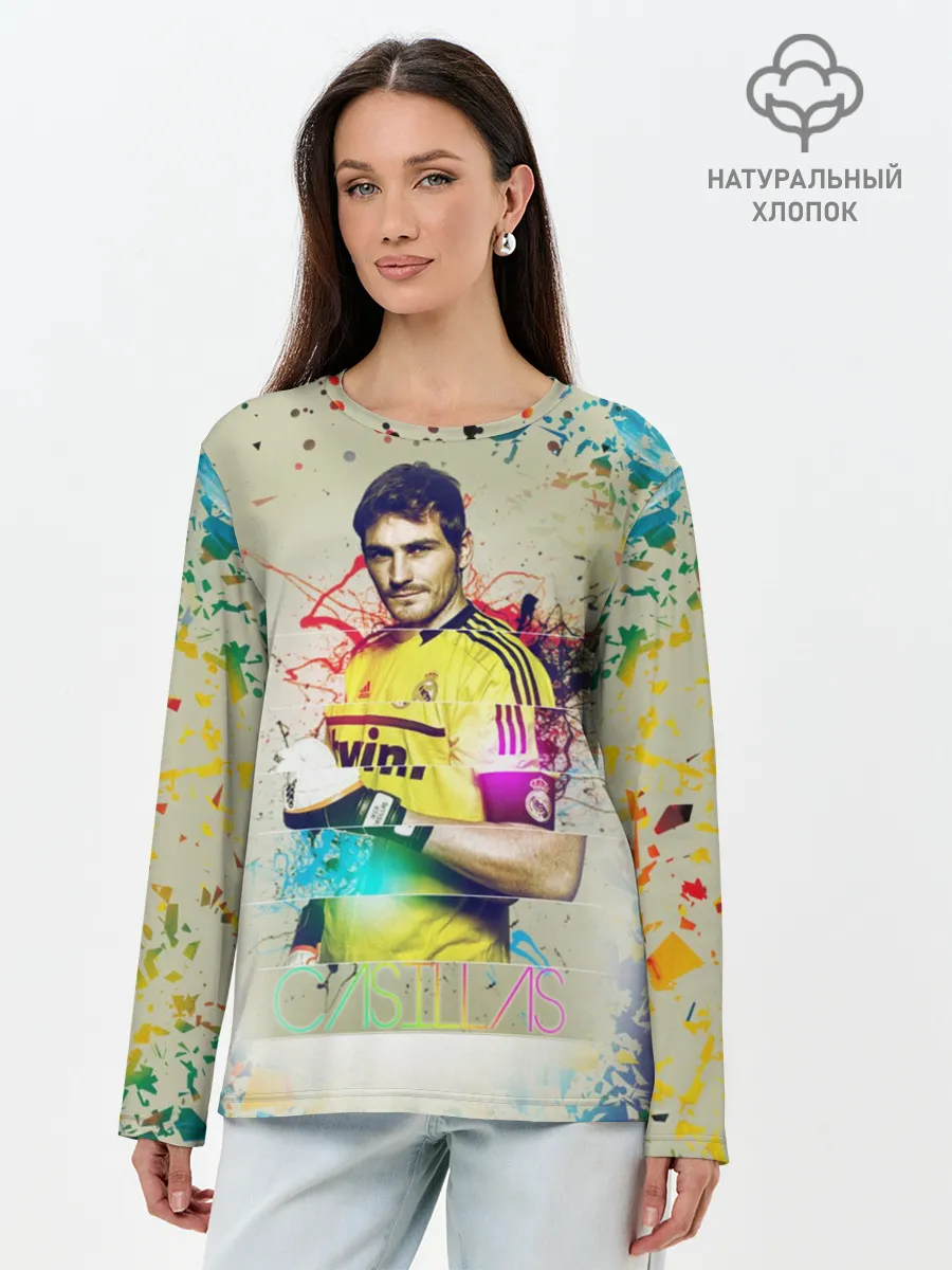 Лонгслив женский. Хлопок / Iker Casillas
