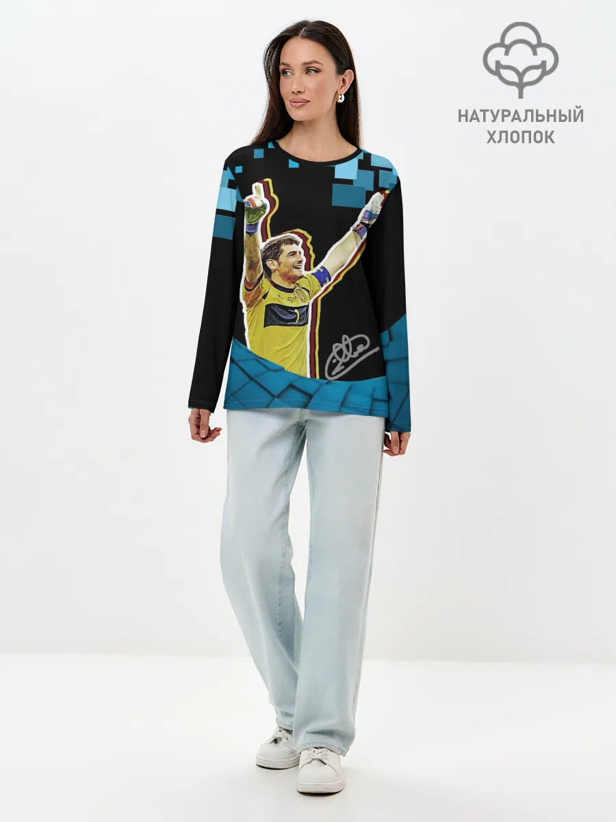 Лонгслив женский. Хлопок / Iker Casillas