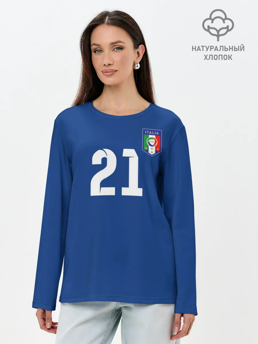 Лонгслив женский. Хлопок / Andrea Pirlo
