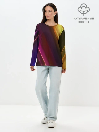 Лонгслив женский. Хлопок / AMAROTTI
