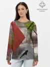 Лонгслив женский. Хлопок / Art Abstraction