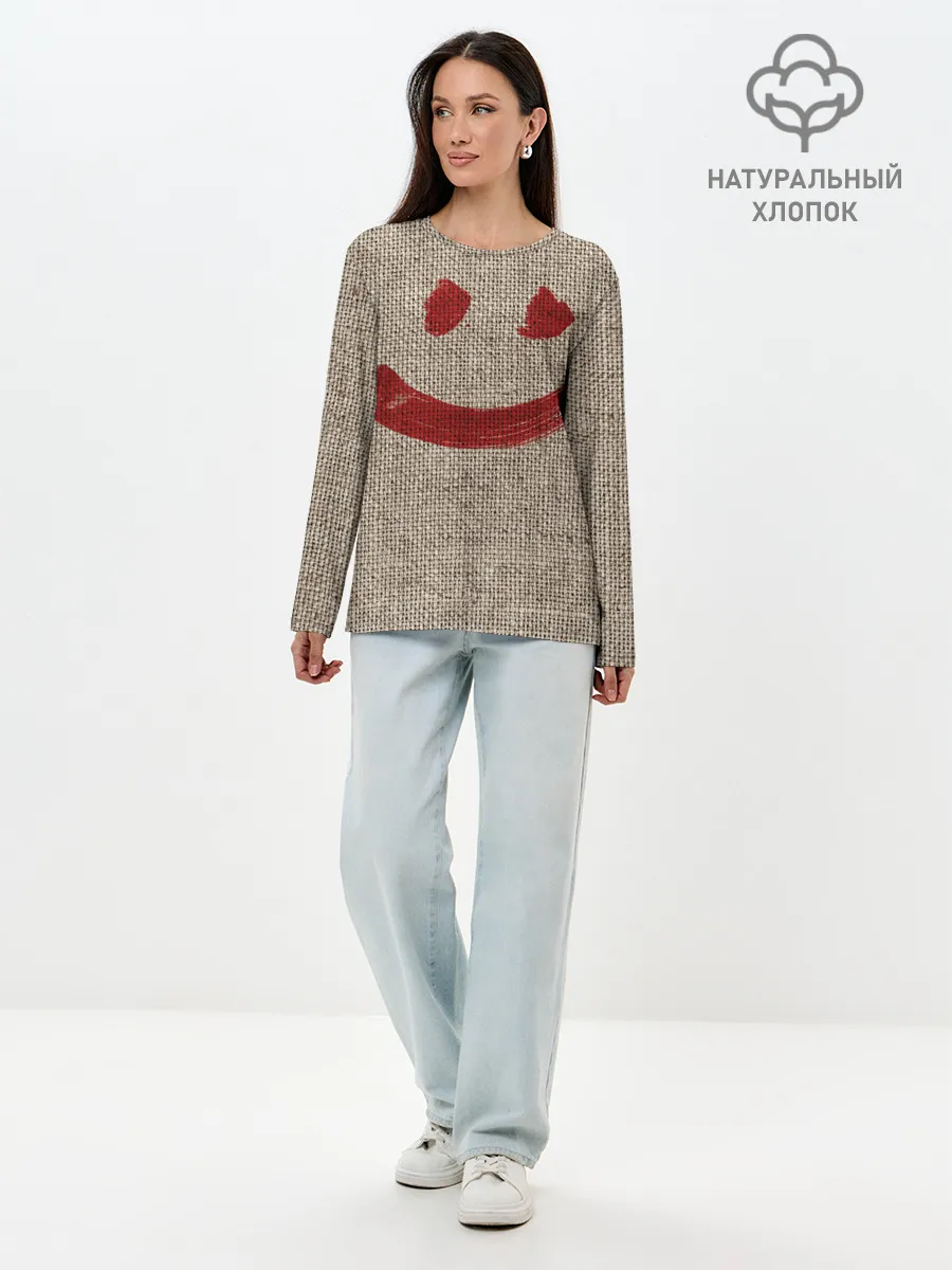 Лонгслив женский. Хлопок / Red Smile