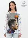 Лонгслив женский. Хлопок / НЕЙМАР / NEYMAR / БАРСЕЛОНА