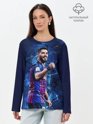 Лонгслив женский. Хлопок / Луис Альберто Суарес