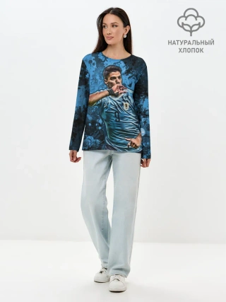 Лонгслив женский. Хлопок / Луис Альберто Суарес