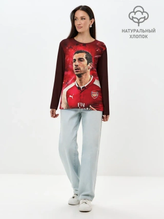 Лонгслив женский. Хлопок / Генрих Мхитарян