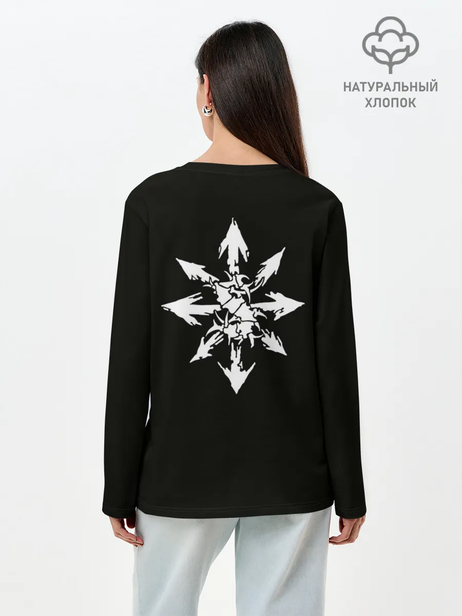 Лонгслив женский. Хлопок / Sepultura