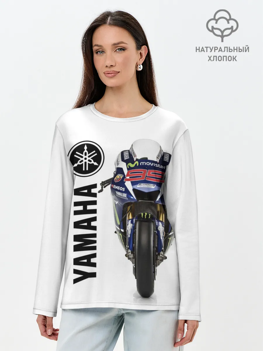 Лонгслив женский. Хлопок / YAMAHA [002]