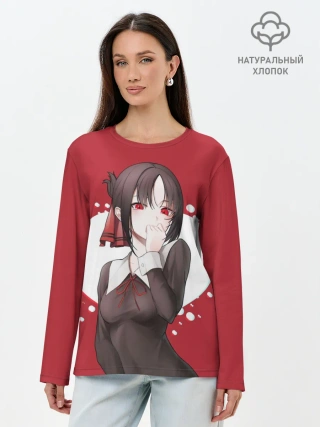 Лонгслив женский. Хлопок / Kaguya Love